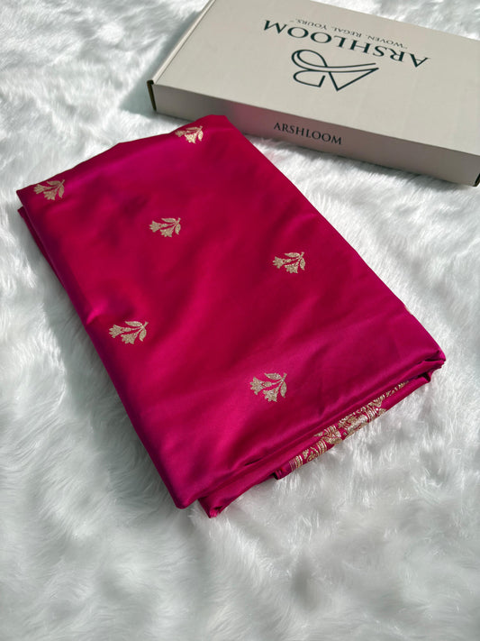 Rani Shades Katan Banarasi Silk Saree