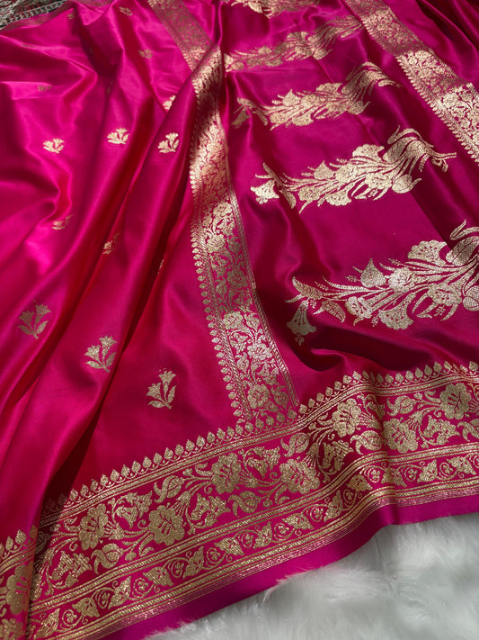 Rani Shades Katan Banarasi Silk Saree