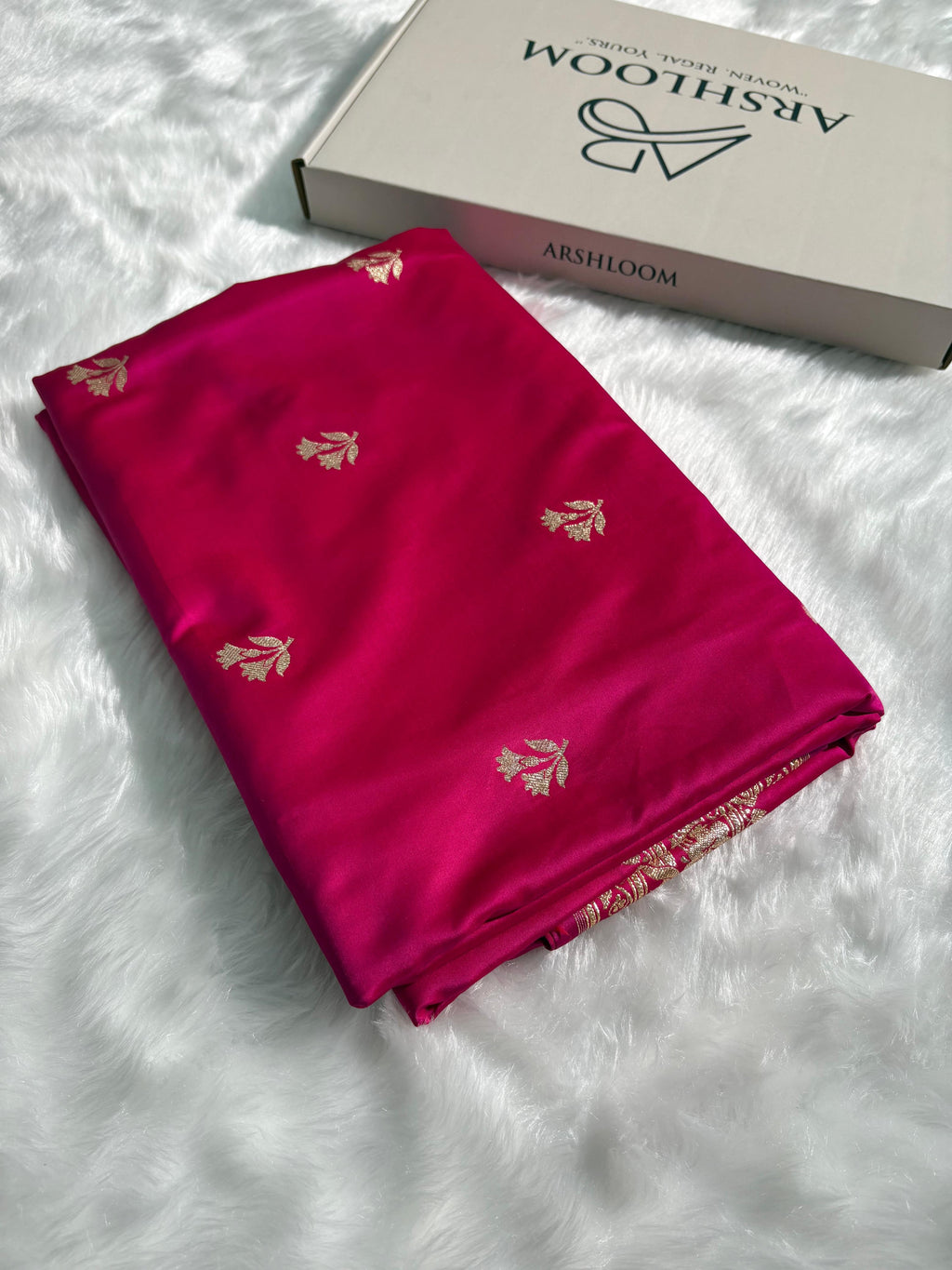 Rani Shades Katan Banarasi Silk Saree