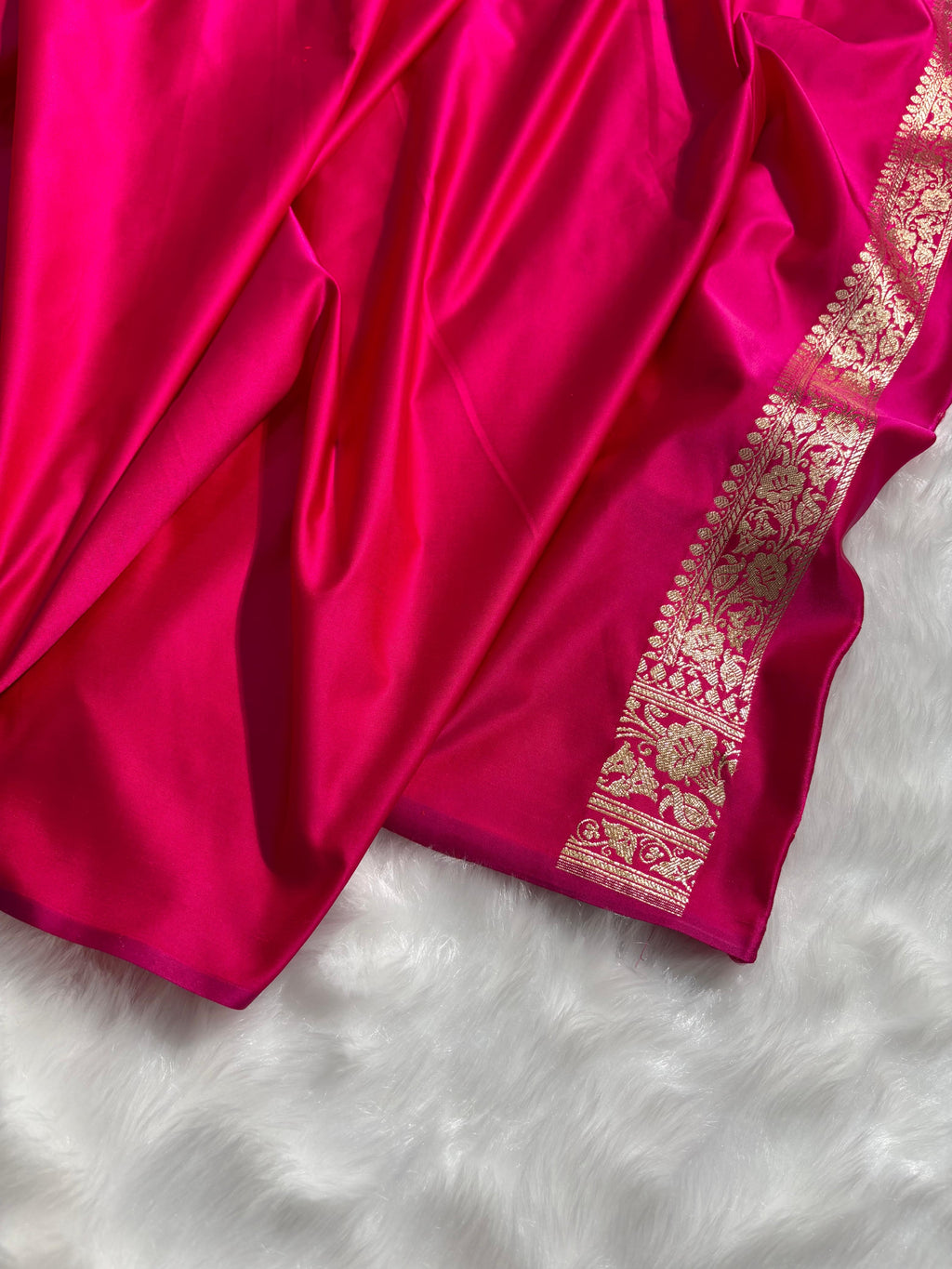 Rani Shades Katan Banarasi Silk Saree