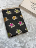 Banarasi Floral Minakari Satin Katan Silk Saree